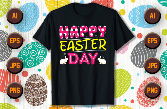 Download Happy Easter Typography T Shirt Design 2 - Easter typography Collection