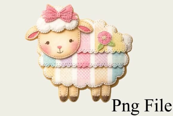 Download Faux Patchwork Easter Lamb PNG - Lamb png Collection