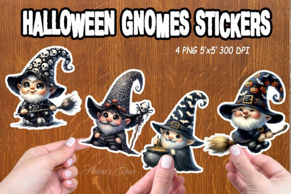 Download Halloween Gnomes Sticker Printable Png - Premium Resources